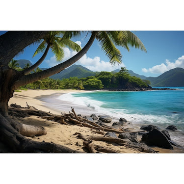Tropical Beach Painting